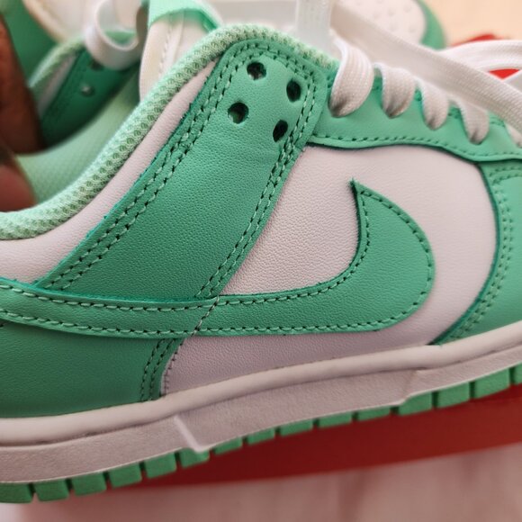 Nike Dunk Low “Green Glow” 💚 | Women’s 6 | Retro. Y2K Streetwear Cool Sneakers. - Picture 4 of 16